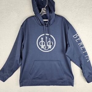 Beretta Trident Performance Hoodie Mens 2XL Fleece Lined Long Sleeve Drawstring
